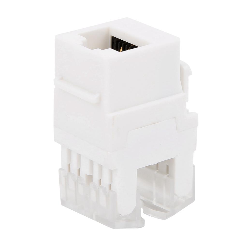 3pcs 180 degrees Module Category 6 Unshielded 10 Gigabit Networks Information Connector Socket