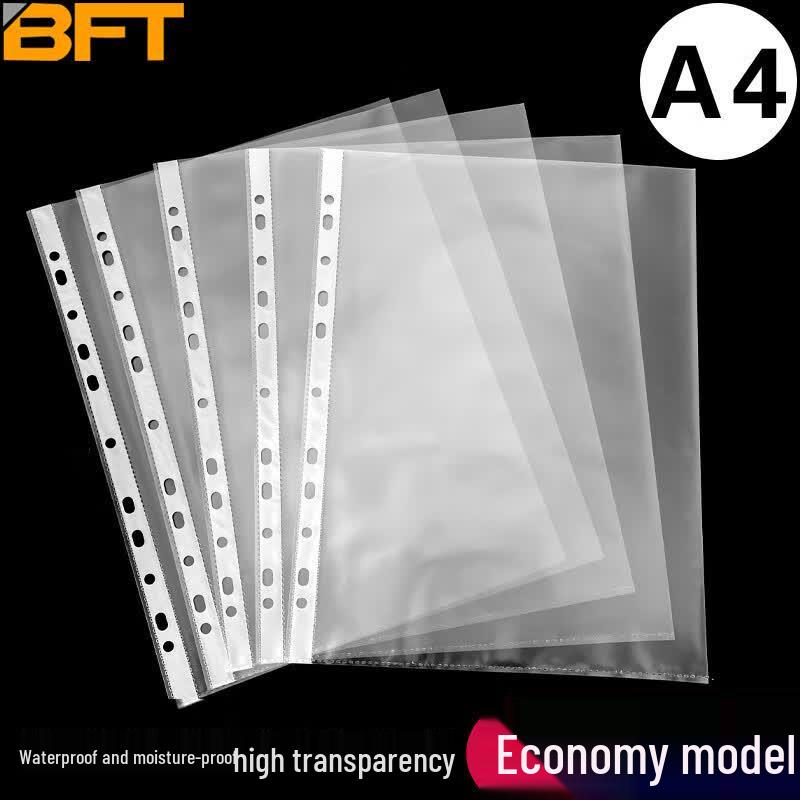 Beifu Te A4 11-Hole PE Document Storage Bags
