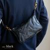 VITAFELICE Vintage Leather 2-Way Mini Shoulder Bag, Men's, nsb-30375n (Black)
