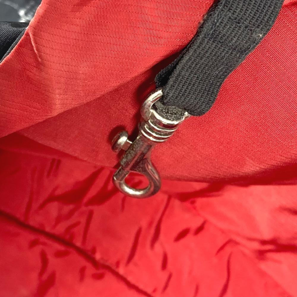 CHANEL Old travel line Pet Bag Shoulder Bag Shoulder Bag Duffle Bag Nylon Black