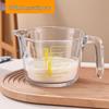 ZISIZ Glass Measuring Cup with Handle
