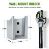 Blower Wall Mount Bracket Organizer,Simple Installation Versatile Easy Use Space Saving Hanger