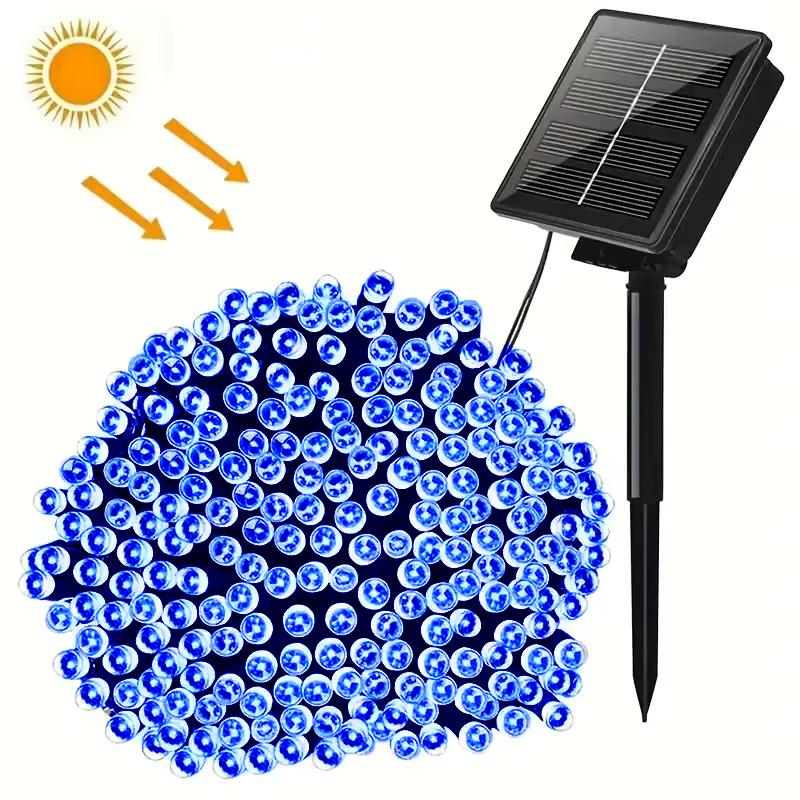 Outdoor Solar Light String LED Christmas Decoration,light String Solar Fairy Light Garden Christmas Decoration Light 5m 20led синий