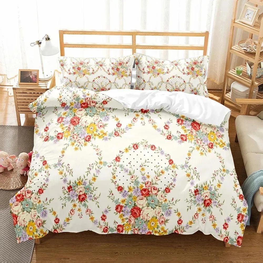 Mandala Flower Bedding Set Bohemia Elephant 3D Duvet Cover Sets Comforter Quilts Queen And King Size + 1-2Pc Pillowcase Textile