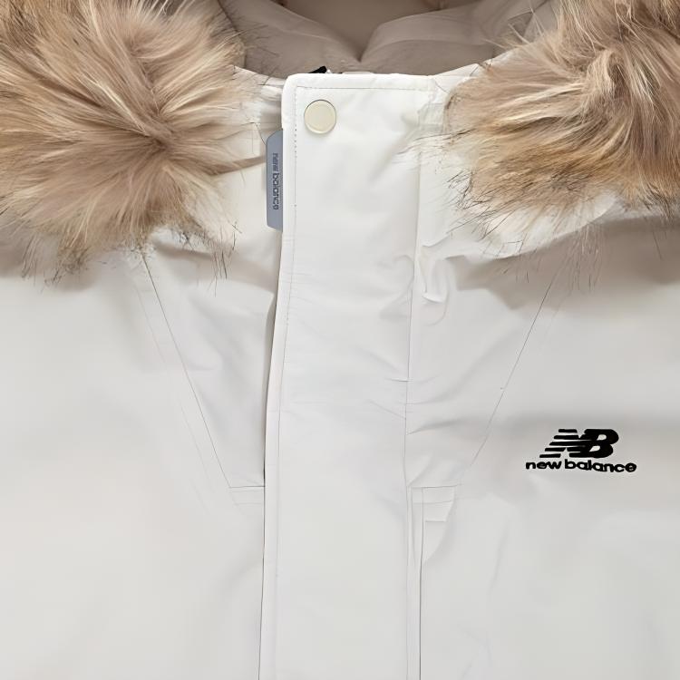 New Balance Down Jacket Winter Unisex Ivory White NBNPA43053-IV
