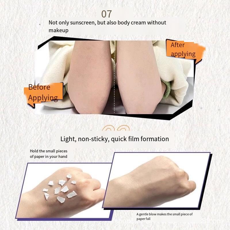 1PC Sunscreen Spray Whitening and UV Protection Universal Face Cream for Boys and Girls Military Training Anti-sweat Refreshing