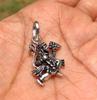 Artisan Crafted 925 Sterling Silver Lord Hanuman Hanumana Pendant Jewelry, Wearing, Keeping In Temple, Puja Handmade, Handcrafted 3.21 Gms