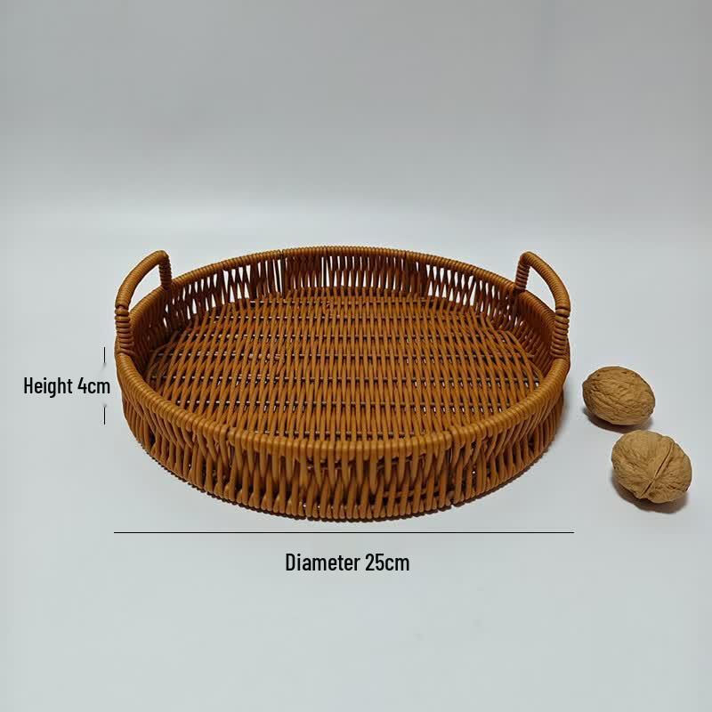 Handmade Imitation Rattan Woven Storage Baskets