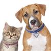  Pet Dog Bling Rhinestone Chocker Collars Fancy Dog Heart Shaped Necklace
