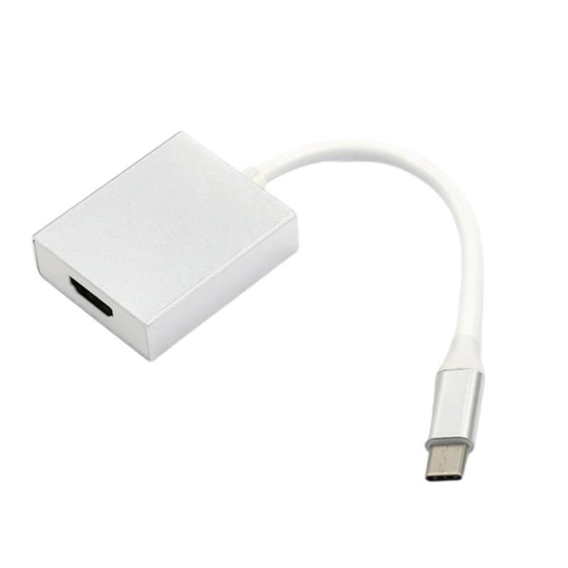 Aluminum USB C To Hdmis Converters Adapter Supports 4K Output for Smartphone Tablets Laptop To TV Monitors Connection