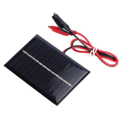 0,6W 6V Solární panelový modul Přenosný DIY Polysilikonový solární nabíječka pro hračky světla 3,7V baterie