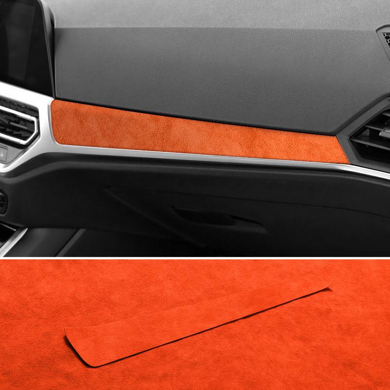 BBJS7 For BMW 2020-Latest Model 3er G20 G21 G28 Center Console Dashboard Trim Sticker Car Interior Accessories Made of Alcantara