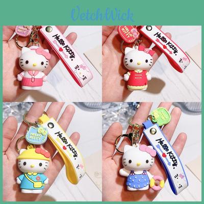Portachiavi Adorabile Cartone Animato Hello Kitty Regali in Silicone Perfetti Per Compleanni E Lauree