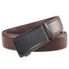 Simple Genuine Leather Belts 110/120/130cm Men's Waistband Luxury Metal Buckle Belt  Male