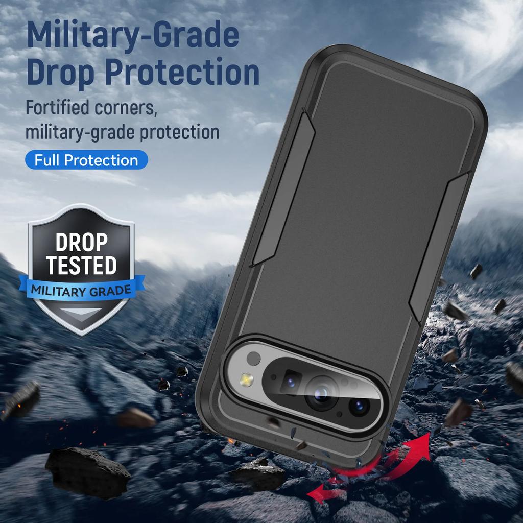 Matte Feeling Heavy Duty Protection Case for Google Pixel 10 Pro XL Pixel9 Pixel10 Pixel 9 9A Pixel9a