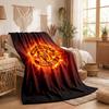 Coperta in Flanella con Stampa Manchester United Morbida Calda Coperta da Divano Letto per Casa Ufficio Camera da Letto