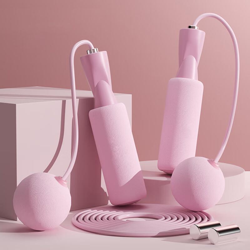 Adjustable Weighted Jump Rope Set for Adults