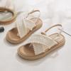 Flat bottom versatile, beautiful, not tired feet with skirts, small sandals, women's summer wear new models