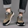 Herbst Neue Schuhe für Herren Echtes Leder Freizeitschuhe Outdoor Sport Stil Wanderschuhe Street Cool Schnür-Sneaker
