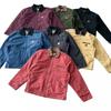 Mens Premium Washed Detroit Workwear Jacket - 9 Vintage Colors Relaxed Fit Cotton Blend Streetwear Style