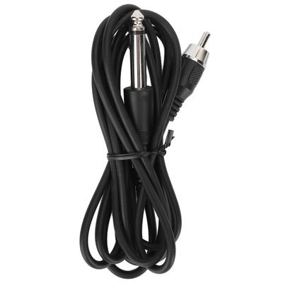 5.9ft RCA Tattoo Clip Cord Professional Flexible Silicone Tattoo Machine Clip Cord AccessoriesBlack