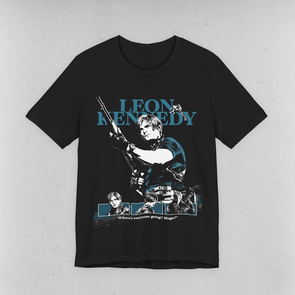 Resident Evil 4 Remake Unisex T-shirt Oversized Y2k Short Sleeve Men's Women's  Loose Printed Cotton High Quality Female Male Clothing