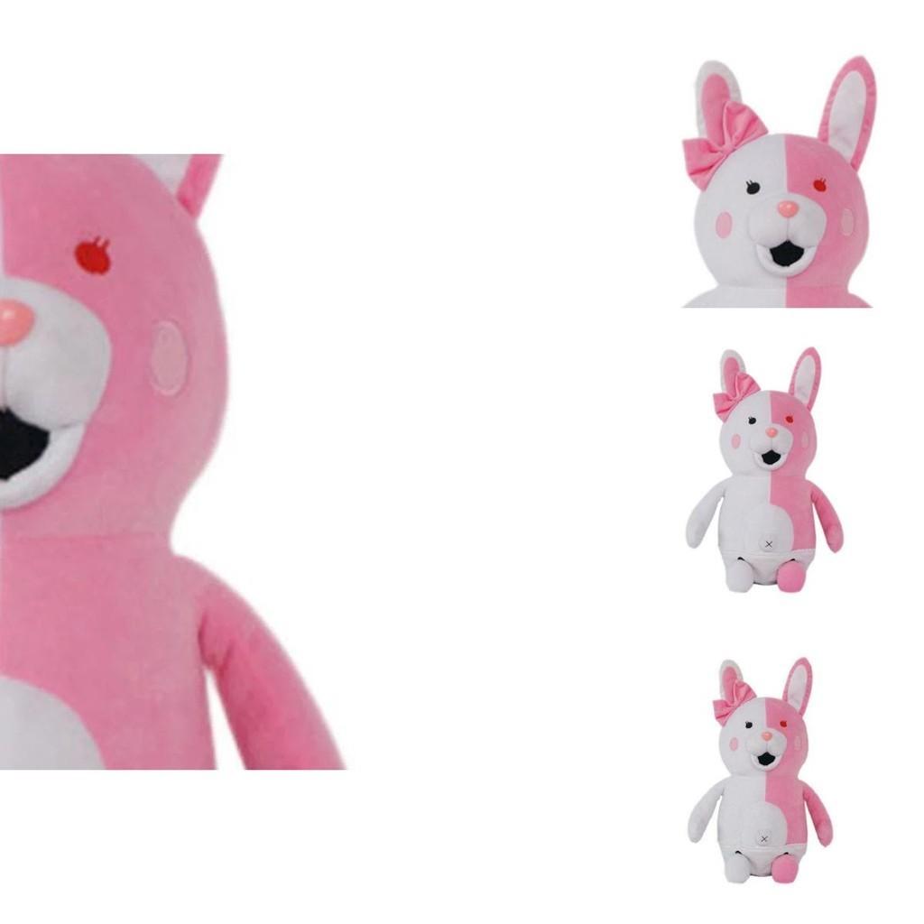 Entzückender Danganronpa Monokuma Bär Und Monomi Hase Weiches Plüschtier Stofftier Spielzeug