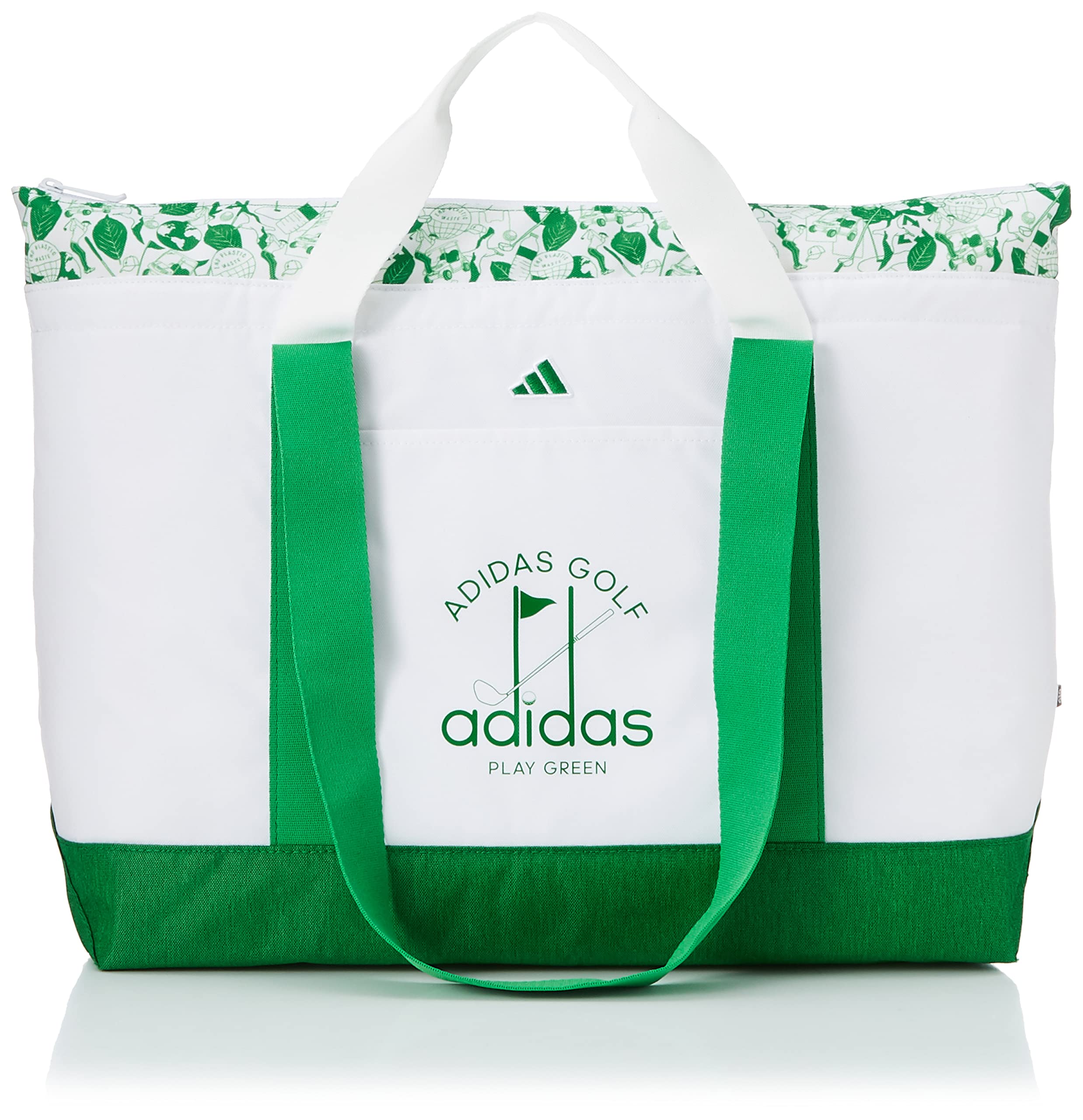 

Сумка для гольфа PLAY GREEN Graphic Tote Bag [Adidas Golf] мужская белая/зеленая
