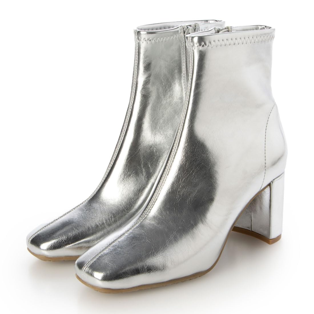 

Модные ботильоны Мягкий стрейч Каблук 7 см Короткие ботильоны SV см [Evol] 24.5