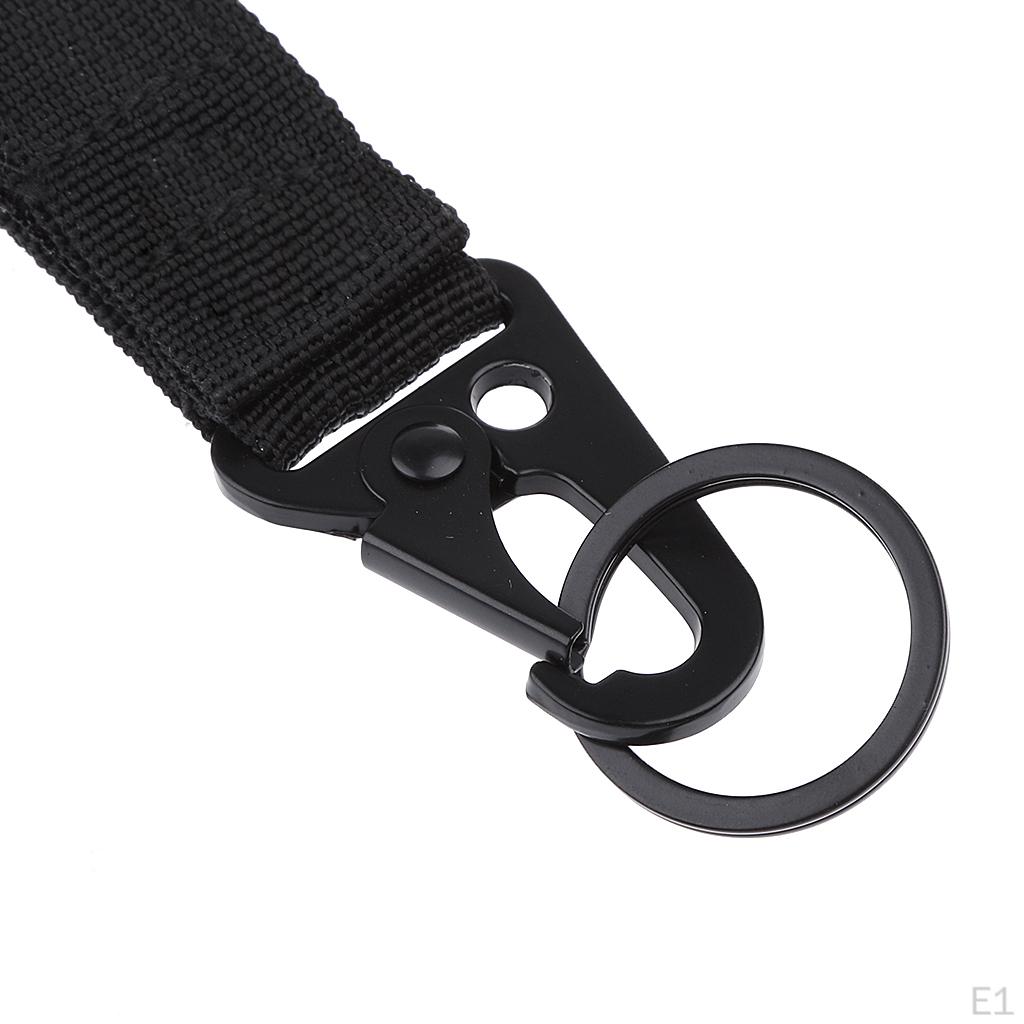 Gürtel Karabiner Schlüsselanhänger Haken Gurtband Schnalle Riemen Clip