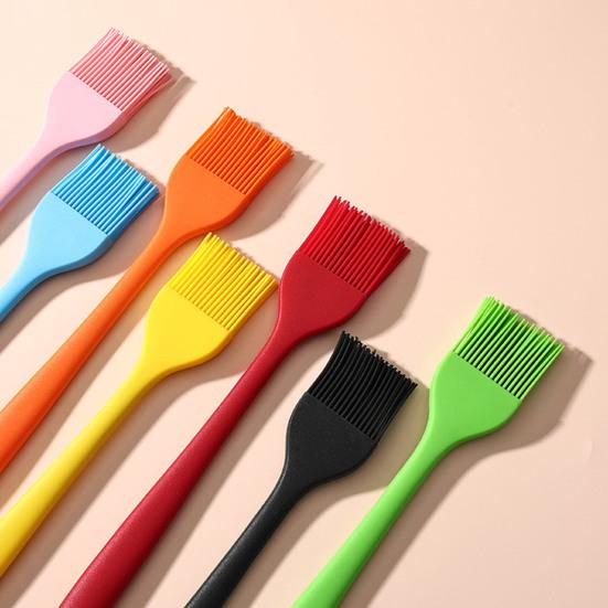 Pennello da cucina in silicone resistente al calore antiaderente senza giunture per BBQ lavabile in lavastoviglie per uso alimentare per cottura grigliatura