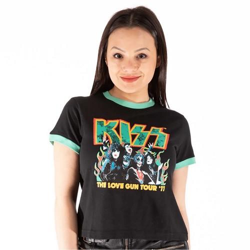 Kiss Womens/Ladies St Paddy´s Ringer Crop Top