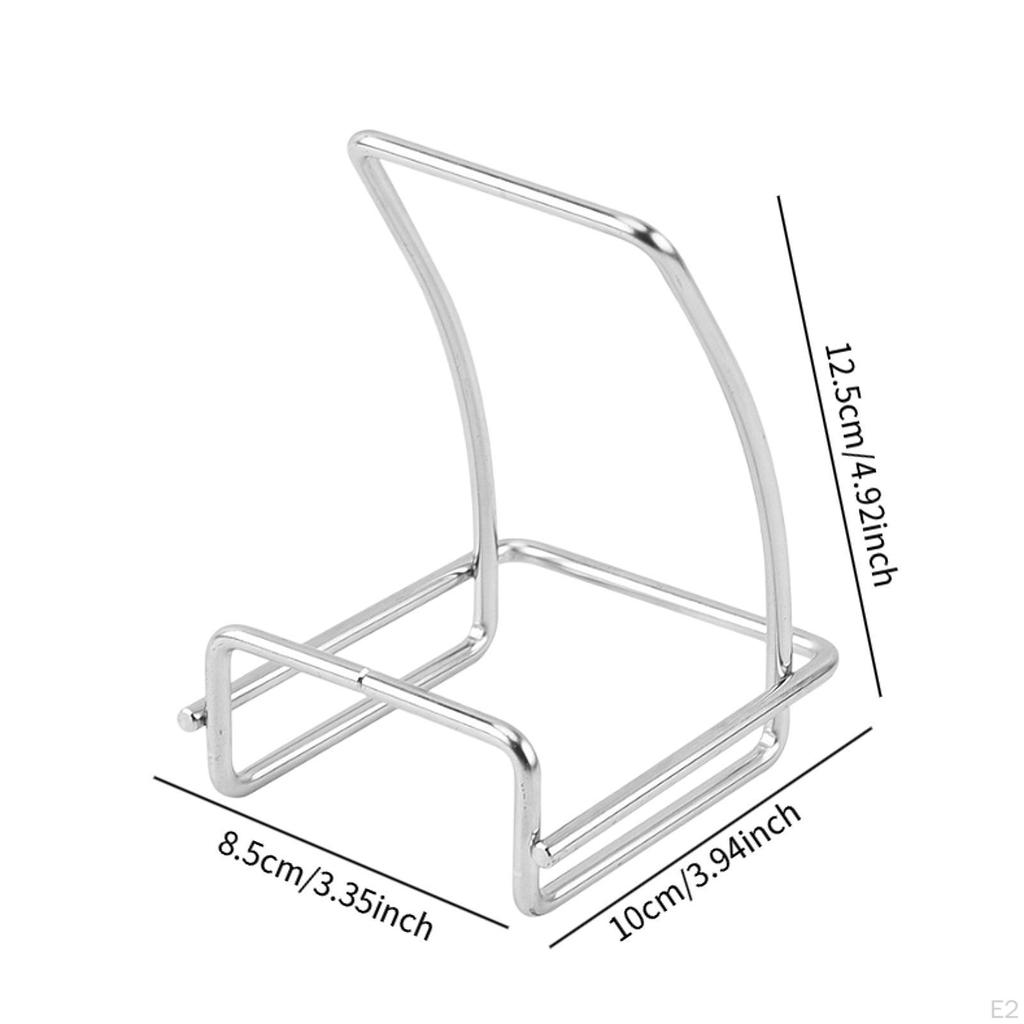 Pot Lid Holder Storage Stand Multipurpose Stable Rustproof Organizer for Cabinet Reusable