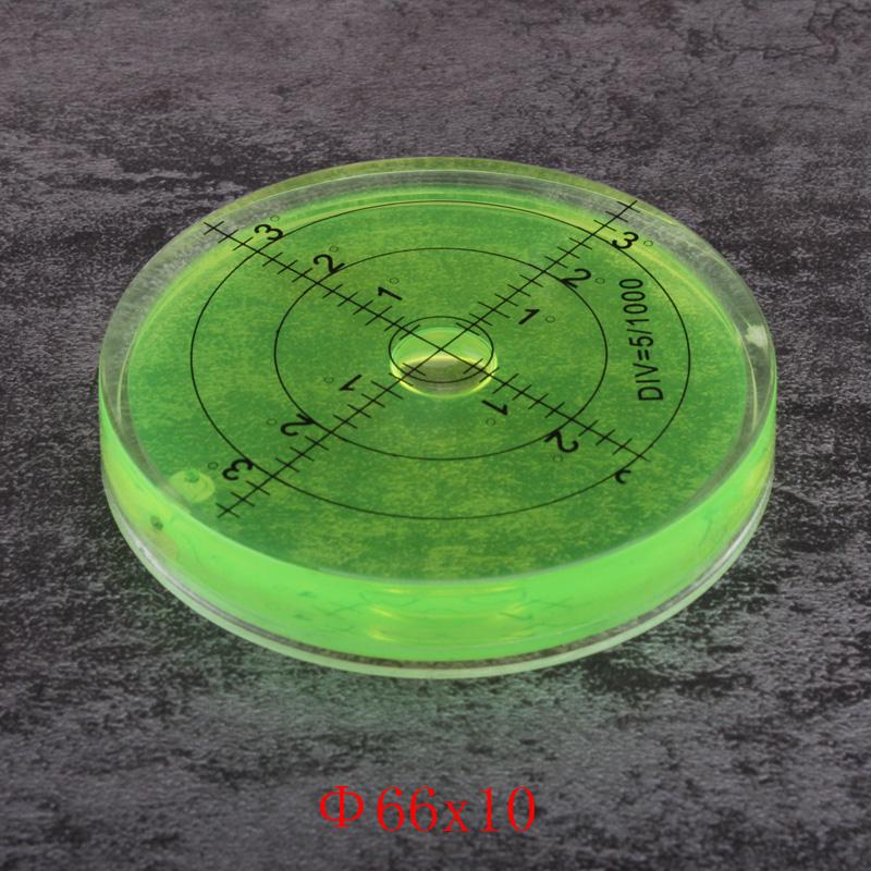 Universal Green Spirit Level with Scale - Compact Liquid Bubble Measuring Tool