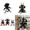 Adorable Cuphead Mugman Devil Boss Plush Toy Stuffed Animal Doll For Kids Baby Xmas Gift Decor