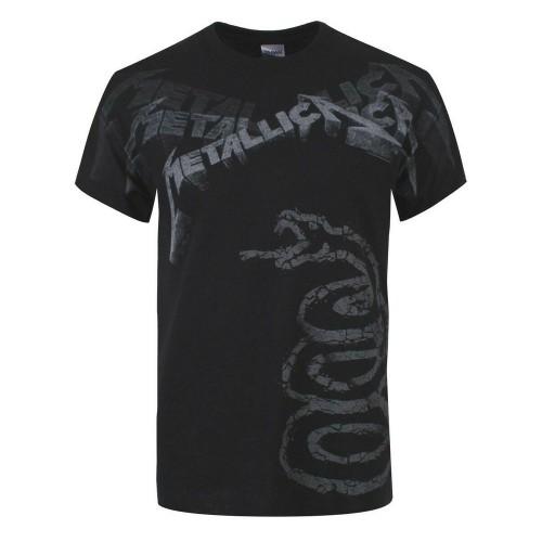 Metallica Unisex Adult Black Album Faded T-Shirt