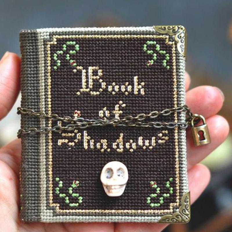 

DIY Книга Теней Хэллоуин Набор для вышивки вместе с инструкциями