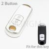 New Tpu Car Key Case For Mazda 2 3 6 Atenza Axela Demio Cx-5 Cx5 Cx-3 Cx7 Cx-9      2 Button Key Cover