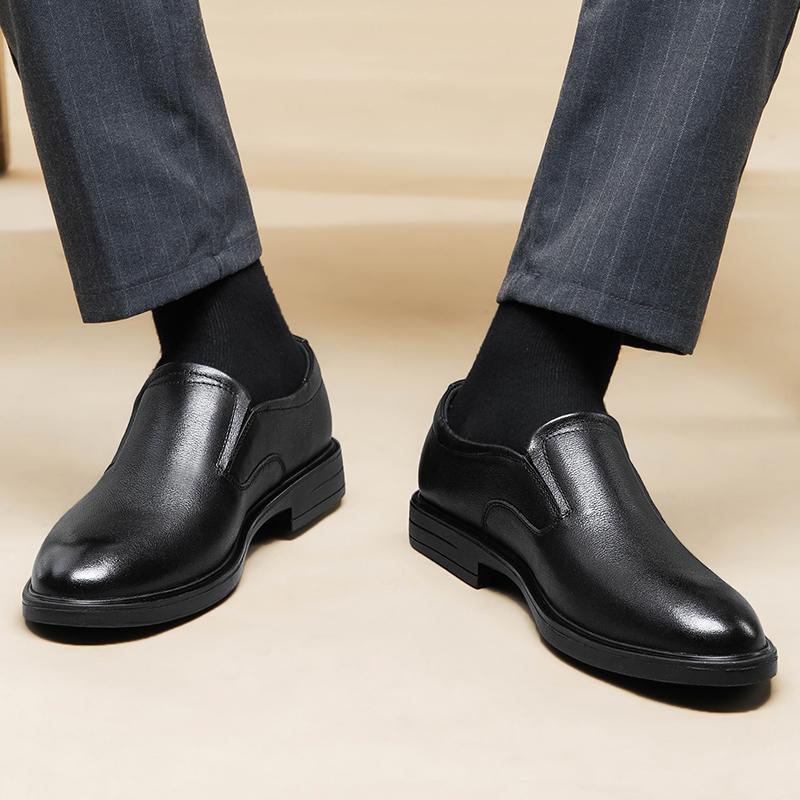 Fashion New Men's Casual Shoes Genuine Leather Men Business Shoes Classic British Style Loafers Moccasins Mens Comfortable Walking Flats