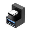 180 Degree Elbow USB C Adapter Type C USB C OTG To USB Converter U Shape USB-C 3.0 Connector for Computer Phone Tablet Adapter 3