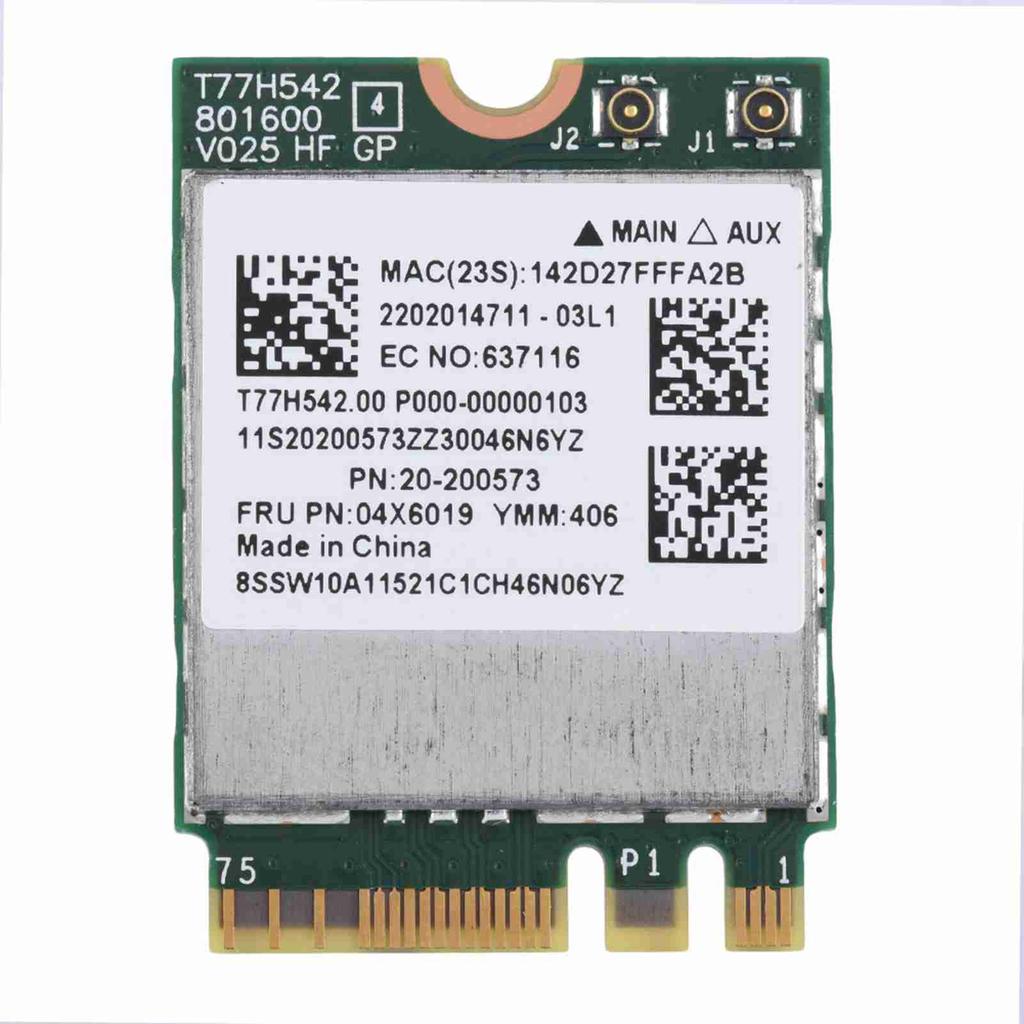 Dual Band 2,4G5G 433Mpbs Netzwerk NGFF Drahtlose WIFI Karte für Lenovo