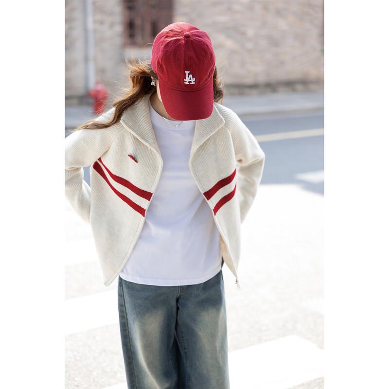 Mocana Striped Double-Zipper Knit Sweater