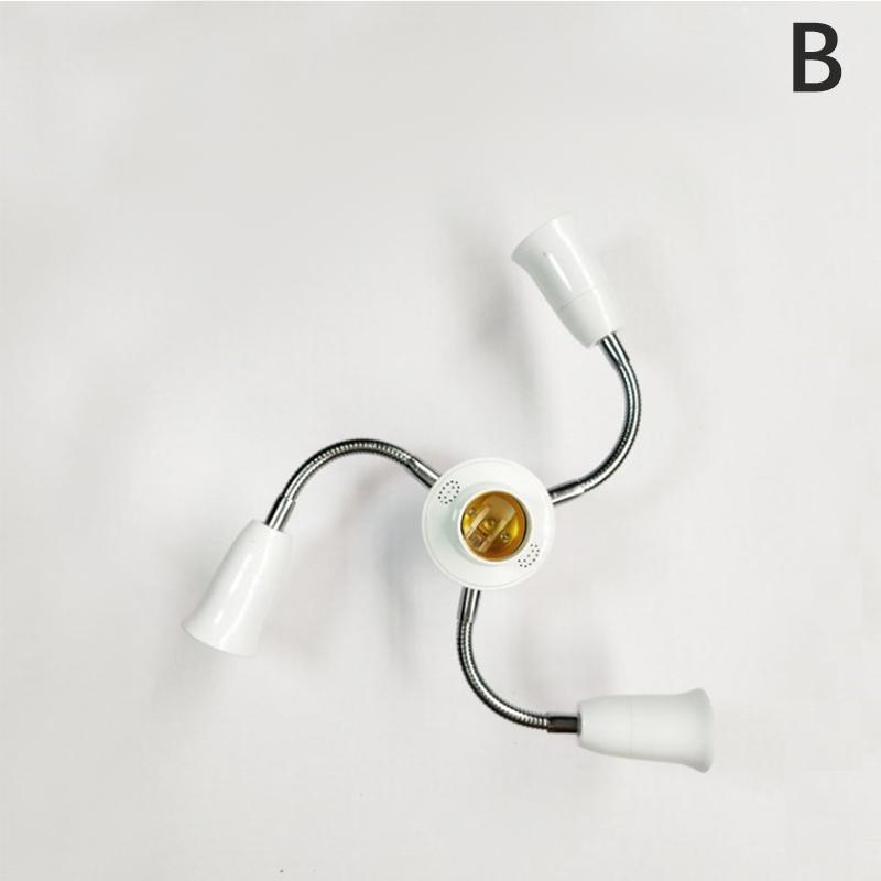 

Регулируемый белый E27 цоколь разветвитель светодиодных ламп держатель конвертер