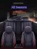 PU Leather Car Cushion Seat Covers Car-styling Full Surrounded Front+rear Cushion 5-Seats For all Seasons 2021 New Style