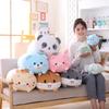 Cartoon Animal Long Hugging Pillow - Panda, Pink Pig, Dinosaur Plush Toy Claw Machine Doll