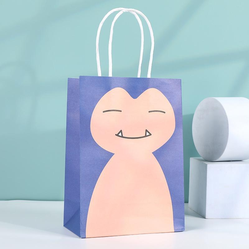 12Pcs Cartoon Gift Handles Bags Shopping Birthday Party Favor Bags