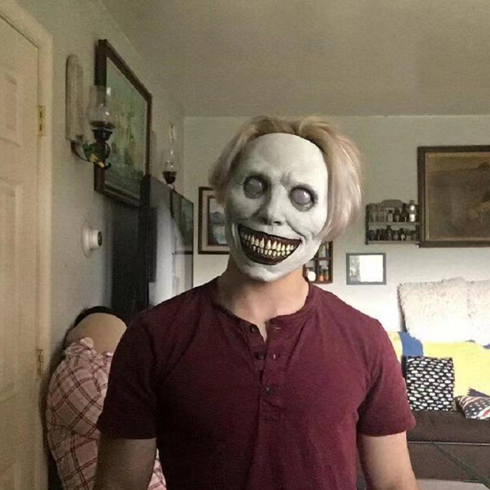Scary Jokers Mask Halloween Walking Dead Cosplay Full Face Zombie Costume Prop Comfortable Breathable Bring Lasting Horror Fun