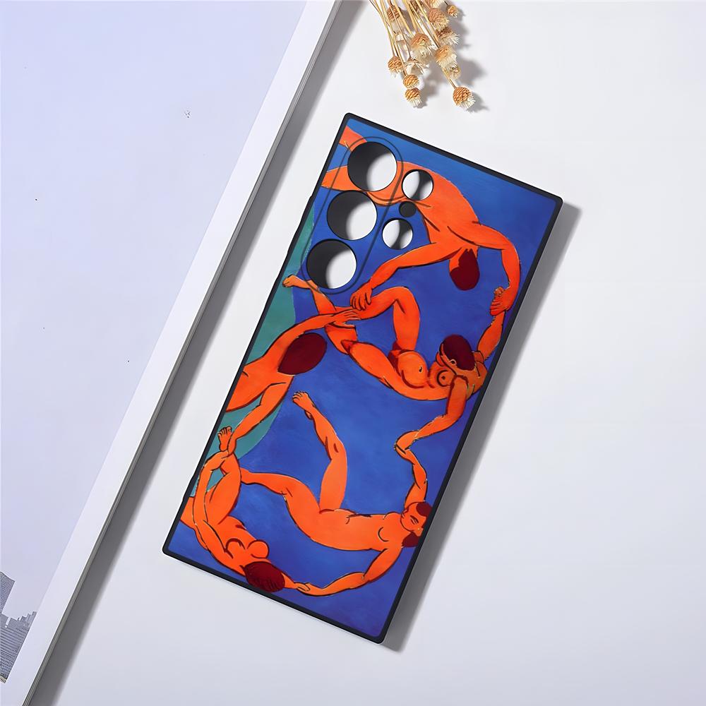 Matisse Art Painting Phone Case For Samsung S24 Ultra S23 Fe S22 S20 S21 Plus Galaxy A54 A34 A24 A53 Note 20 Cover