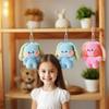 Plush Doll With Bead Chain Backpack Pendant Plush Doll