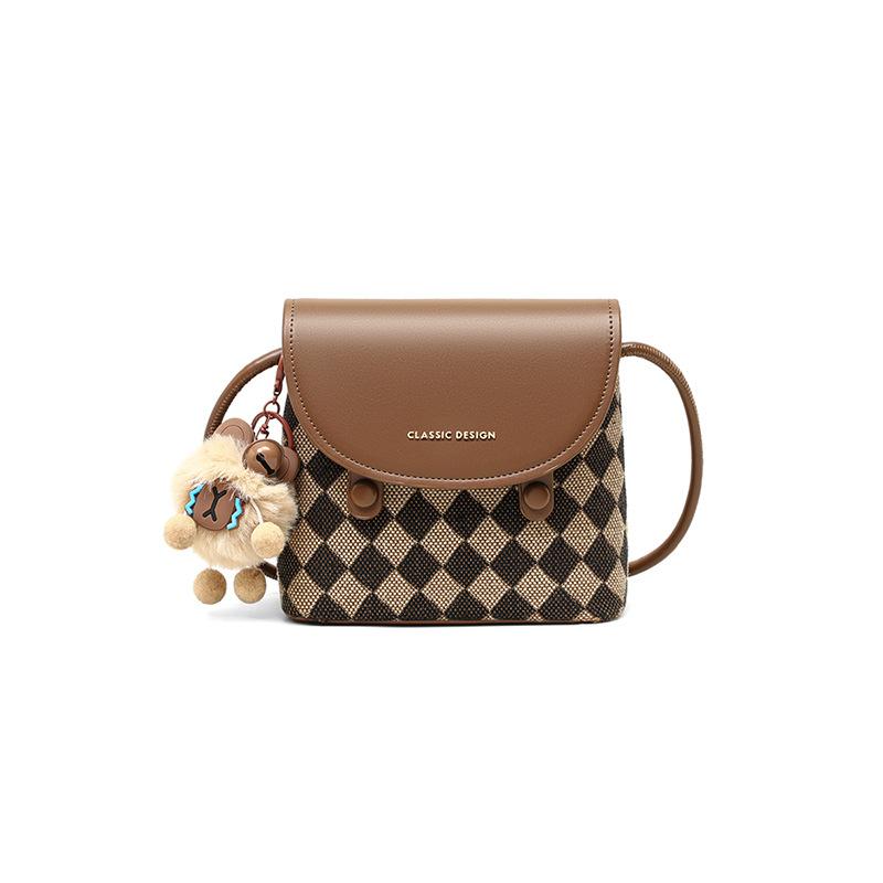 New Spring and Summer Women's Bag High-end Crossbody Bag Small Bag One-shoulder Fashion Bucket Bag